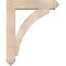 Ekena Millwork Thorton Arts and Crafts Smooth Bracket w/ Offset Brace, Douglas Fir, 7 1/2"W x 34"D x 42"H BKT0806X34X42THR03SDF - alternate 4
